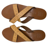 GIVENCHY Leather Flat Slide Sandals Women's 39.5 = US 9.5