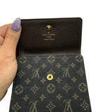Louis Vuitton Mini Lin Canvas Elise Wallet