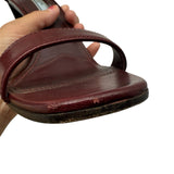 Prada Calfskin Ankle Strap Sandals Womens Size 40 = US 10