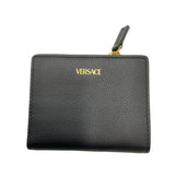 Versace La Medusa Zip Black Wallet