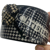 Y2K Christian Dior Resin Houndstooth Bangle